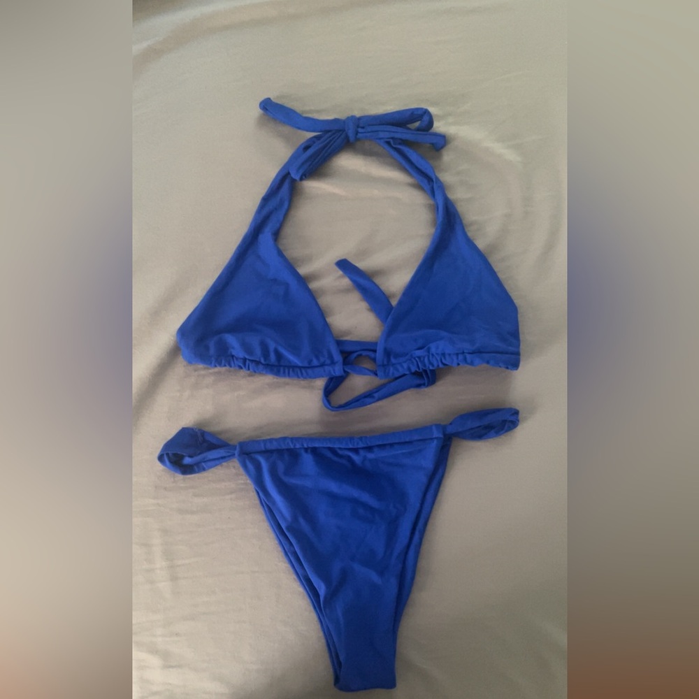 Vibrant Blue Bikini Set